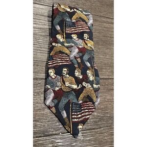 Tango by Max Raab Men's Silk Neck Tie Americana Series Early Marathon Cir 1910